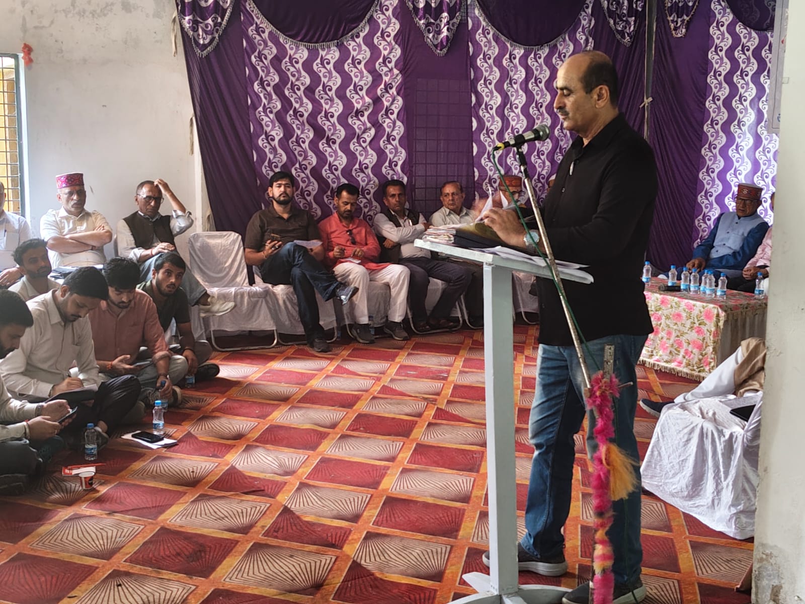 12 सितम्बर 2026 सामुदायिक भवन ददाहू में केंद्रीय हाटी समिति तथा यूनिटों के पदाधिकारियों की बैठक की कार्यवाही